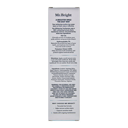 Mr Bright PAP+ Peppermint Toothpaste Tube 100g